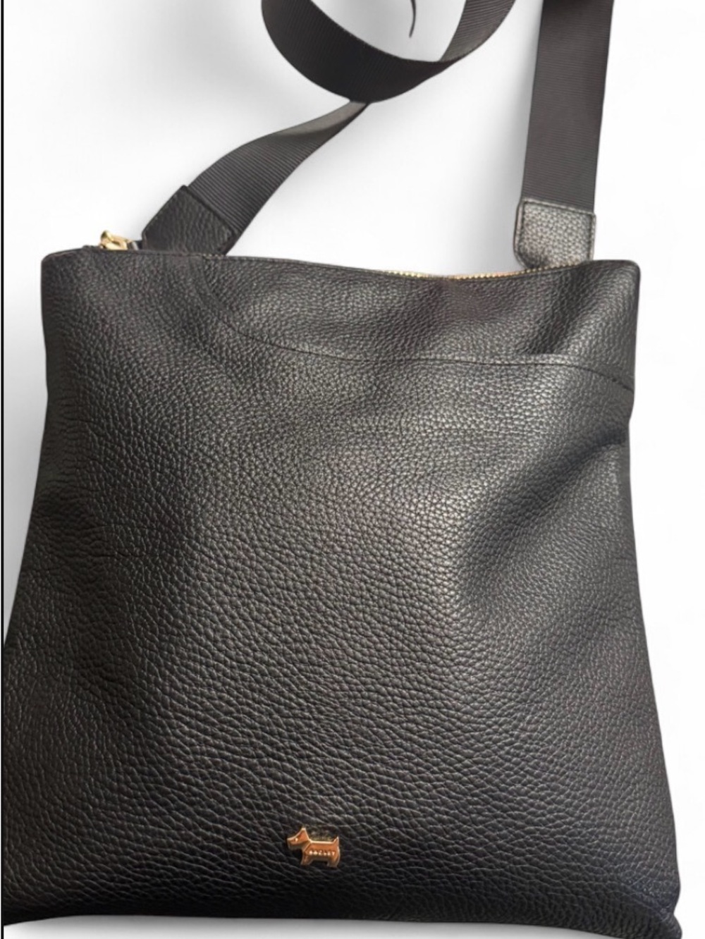 Radley London Black Leather Crossbody Bag - Minimalist Design